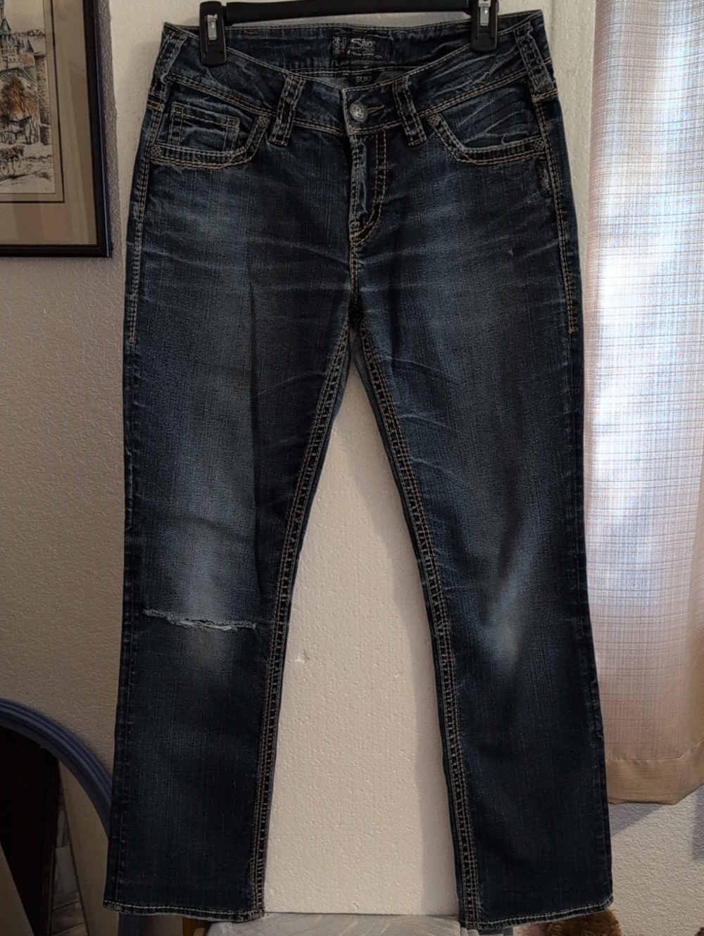 Silver Jeans Men's Dark Indigo Slim-Straight Jeans